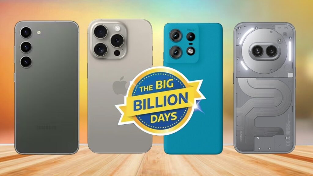 Flipkart Big Billion Days Sale 2025: iPhone 16, Google Pixel 9 और Samsung Galaxy S24 पर ₹54,000 तक की छूट
